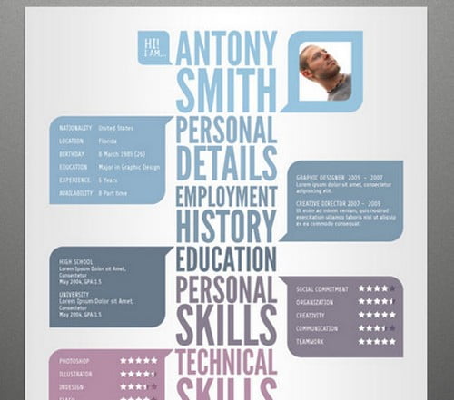 112 best free creative resume templates download