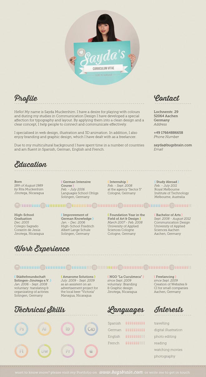 pics photos creative marketing resume template