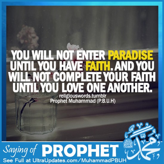Prophet Muhammad Quotes about faith