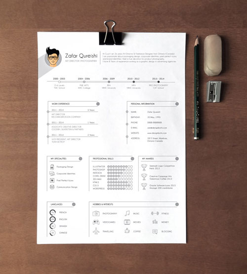 Free-Professional-Resume-CV-Template-for-Graphic-Designers