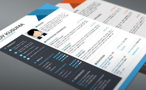 Free-Resume-Template-Flasher-3-Colors-PSD