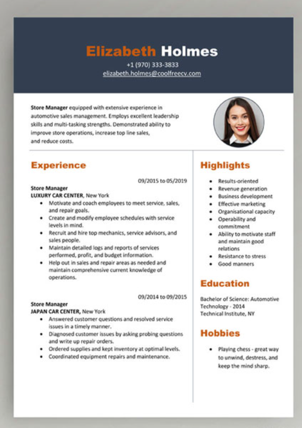 Modern Resume Template