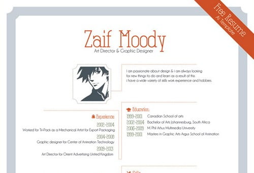 Resume-Template-For-Graphic-Designers
