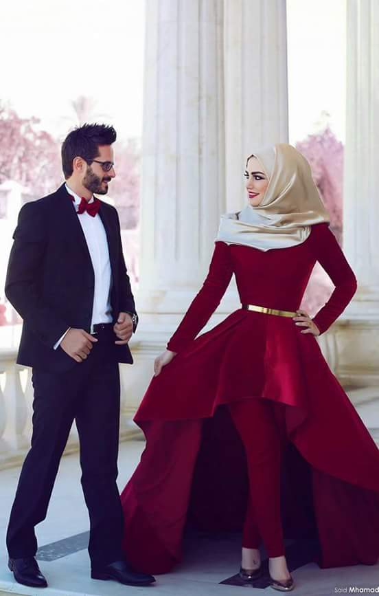 cute islamic couple photo