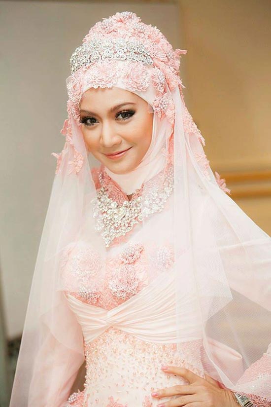 115 Muslim  Bridal  Wedding  Dresses  with Sleeves Hijab  2021
