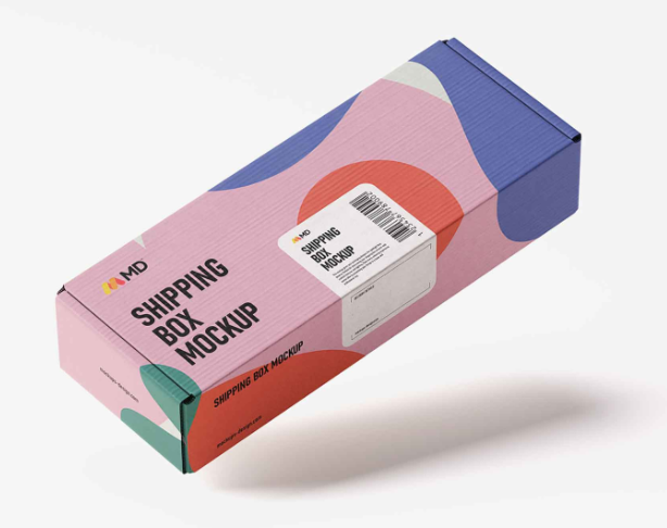 Shipping box Mockup