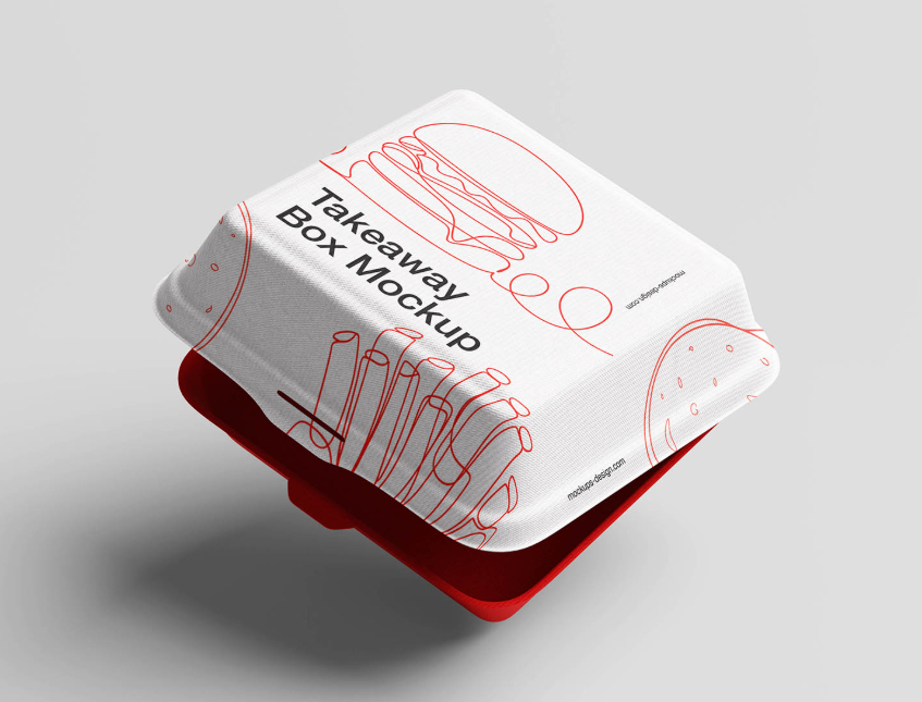 Takeaway Box Mockup