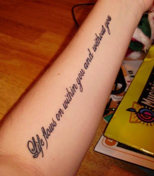 50 Best Quote Tattoos for Men  Women 2023  The Trend Spotter