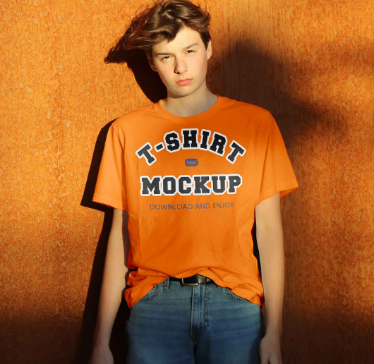 Cotton T-Shirt Mockup