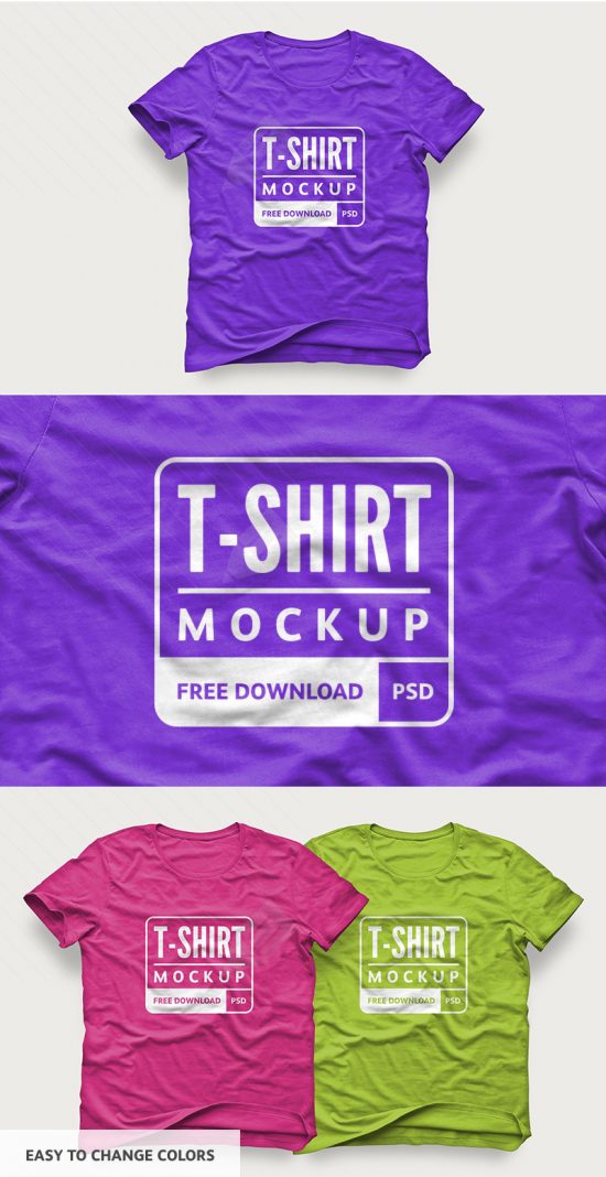 85+ Free T Shirt Mockup and PSD Templates [2018 Updated]