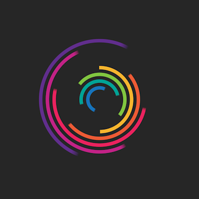 Colourful Geometric Loop GIFs by Florian de Looij