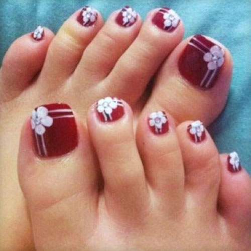 40 Creative Toe Nail Art designs and ideas