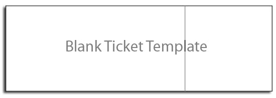 Image result for what is blank ticket templates?