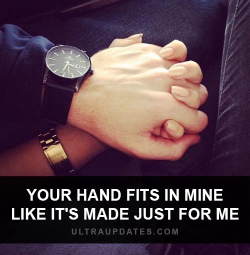 cute holding hands quote