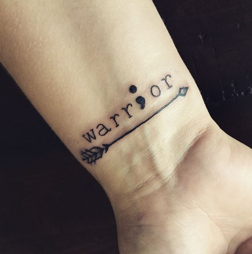 warrior Wrist Tattoo