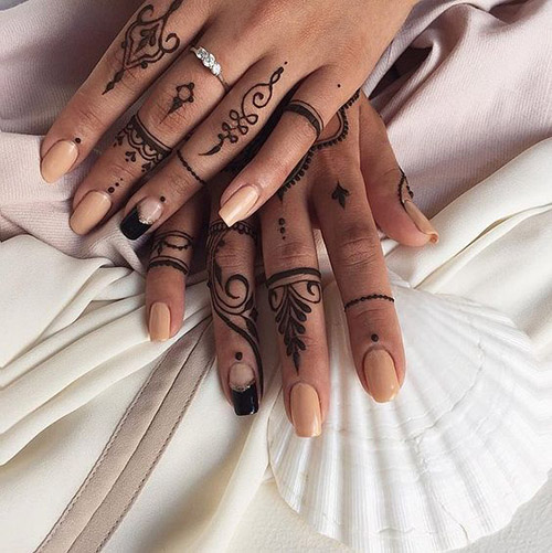 85+ Easy and Simple Henna Designs Ideas That You Can Do By Yourself.