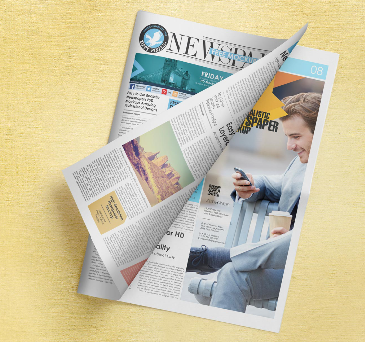 Newspaper Adverts Mockup