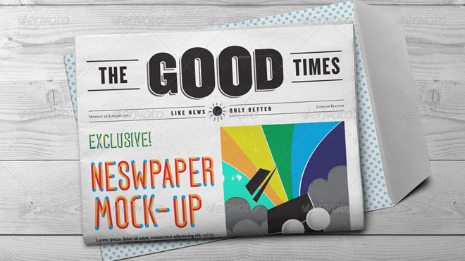 Newspaper Ad Mockup Sample Free Psd Template Psd Repo