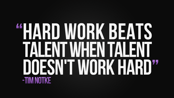 motivational quote hard work