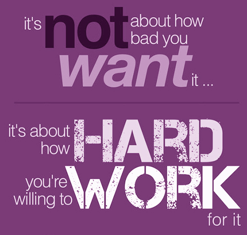 thoughts on hard work