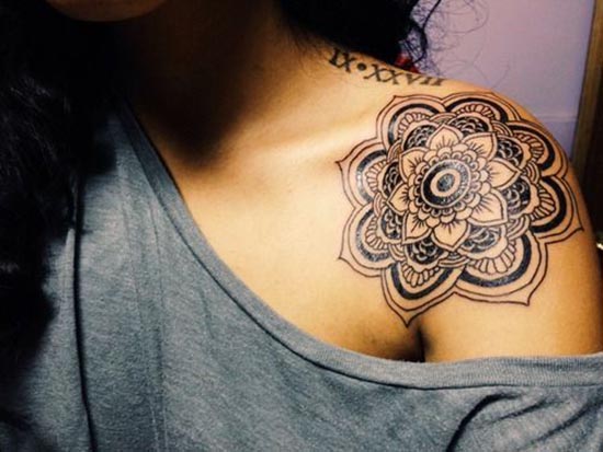 45 Lovely Henna Tattoo On Shoulder  Tattoo Designs  TattoosBagcom