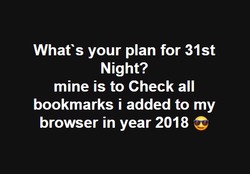 funny 2019 new year night plan