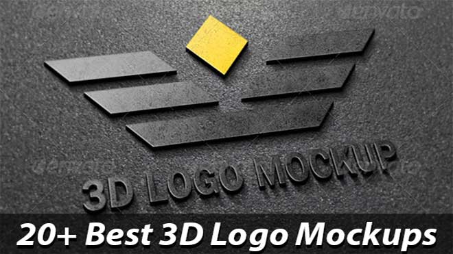26+ Best 3D Logo Mockup PSD & Vectors - Download