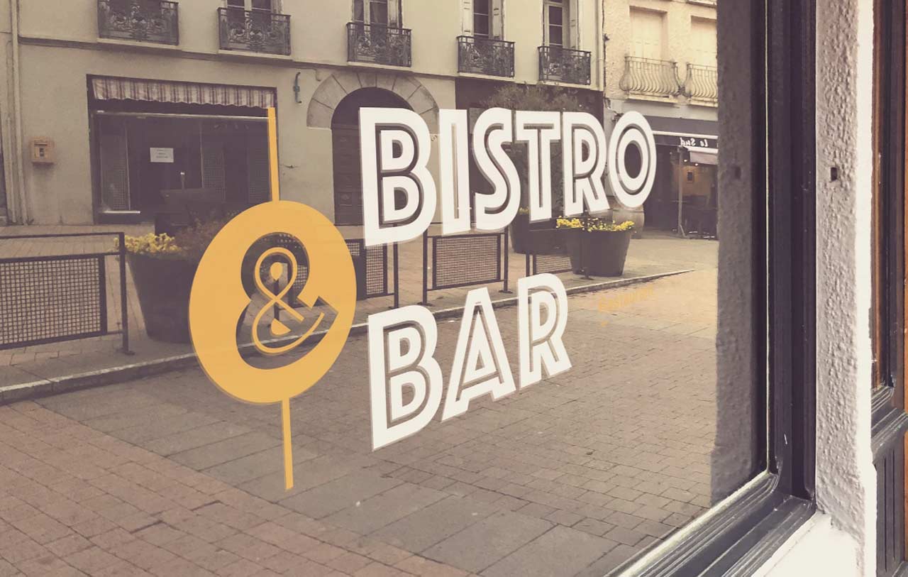 Shop Window Logo Mockup