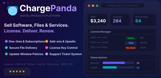 ChargePanda - PHP Script