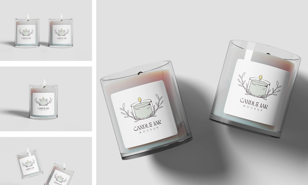 Candle Jar Mockup