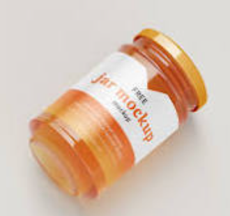 Honey Jar Mockup