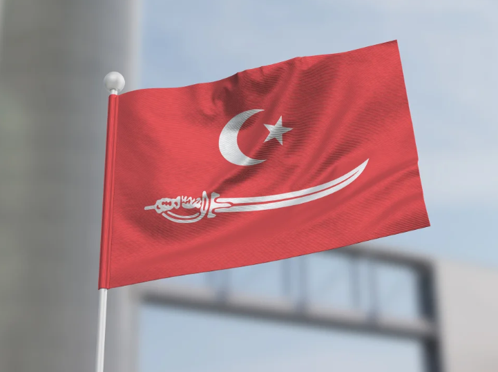 Perspective Flag FREE Mockup