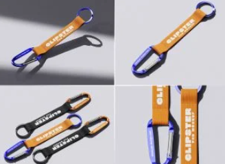 Carabiner Keychain Mockup PSD Files