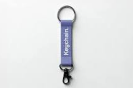 strap keychain mockup