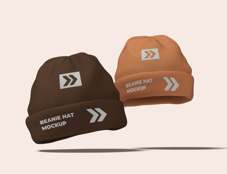 Free Premium Beanie Hat Mockup PSD