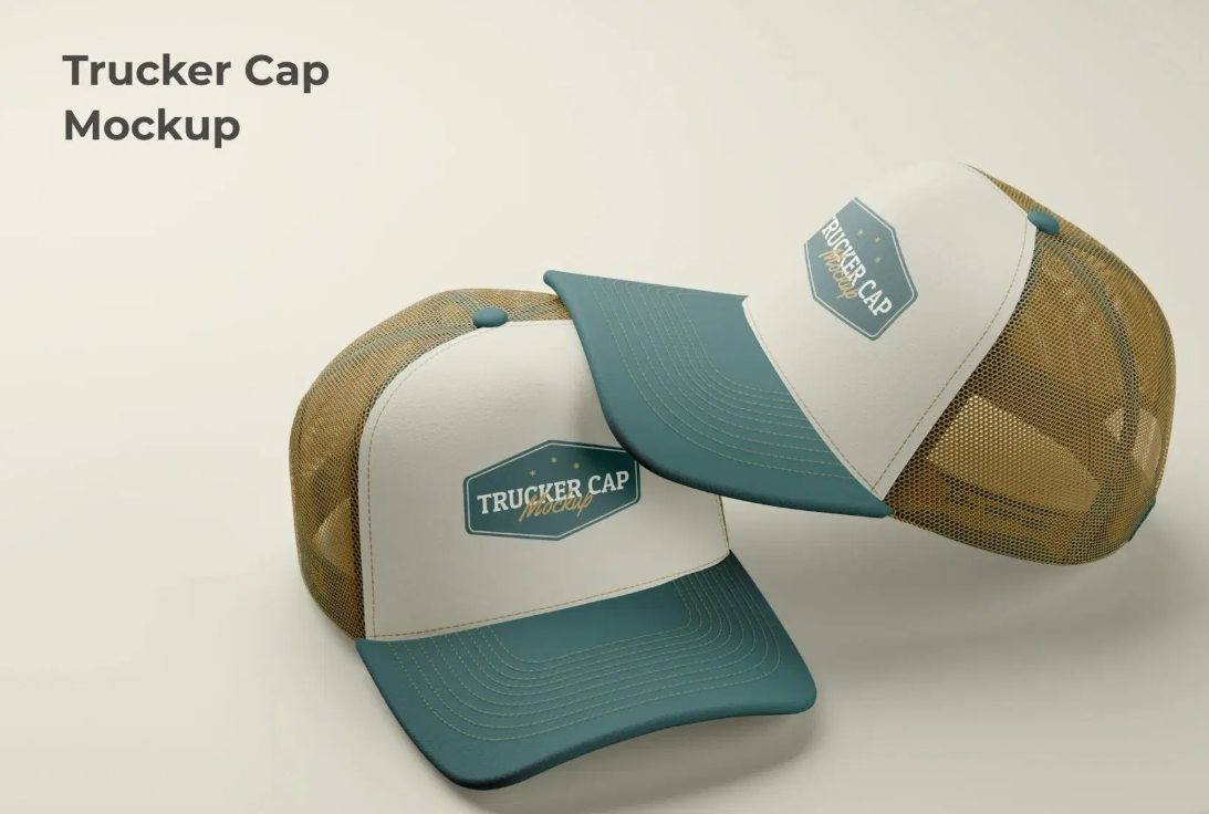 Free Trucker Hat Mockup PSD