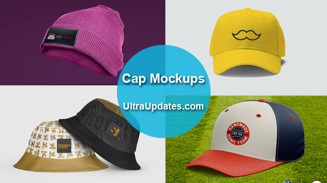 Download 35 Cap Hat Mockups Free Premium 2019