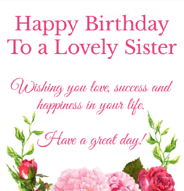 Best Happy Birthday Quotes for sisters