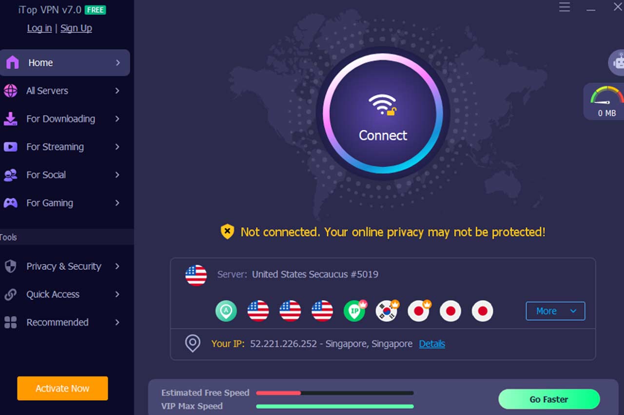 Download and Install iTop VPN