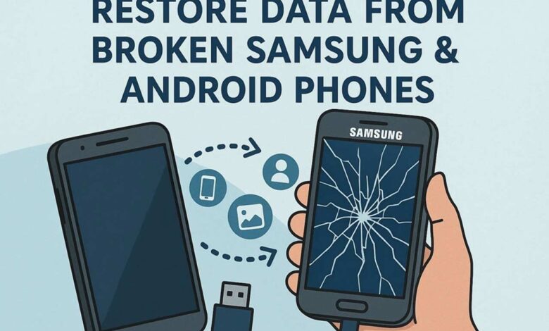 Dr.Fone Broken Phone Data Recovery: Restore Data from Broken Samsung & Android Phones