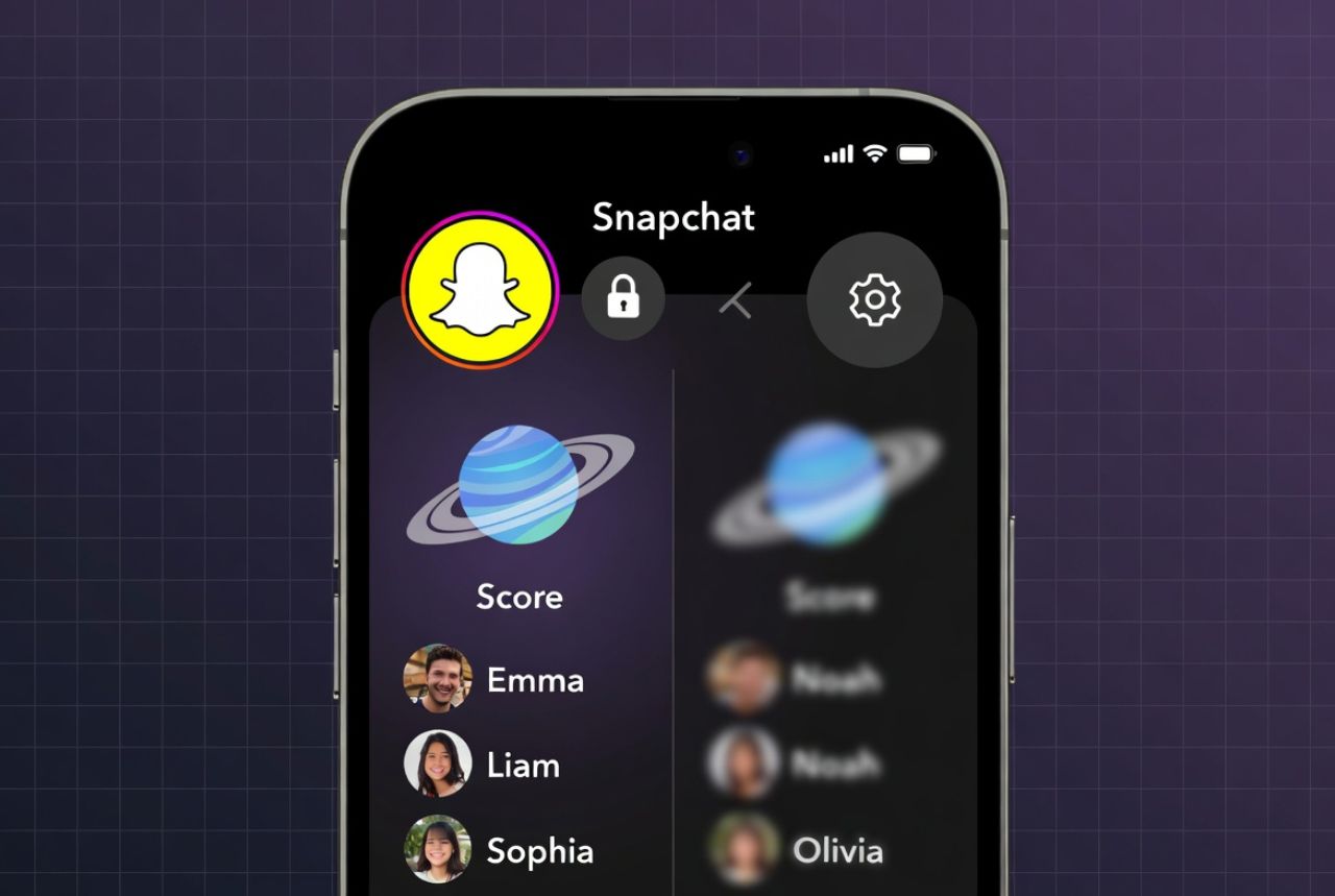 Snapchat solar system showing planet visibility settings and privacy concerns.