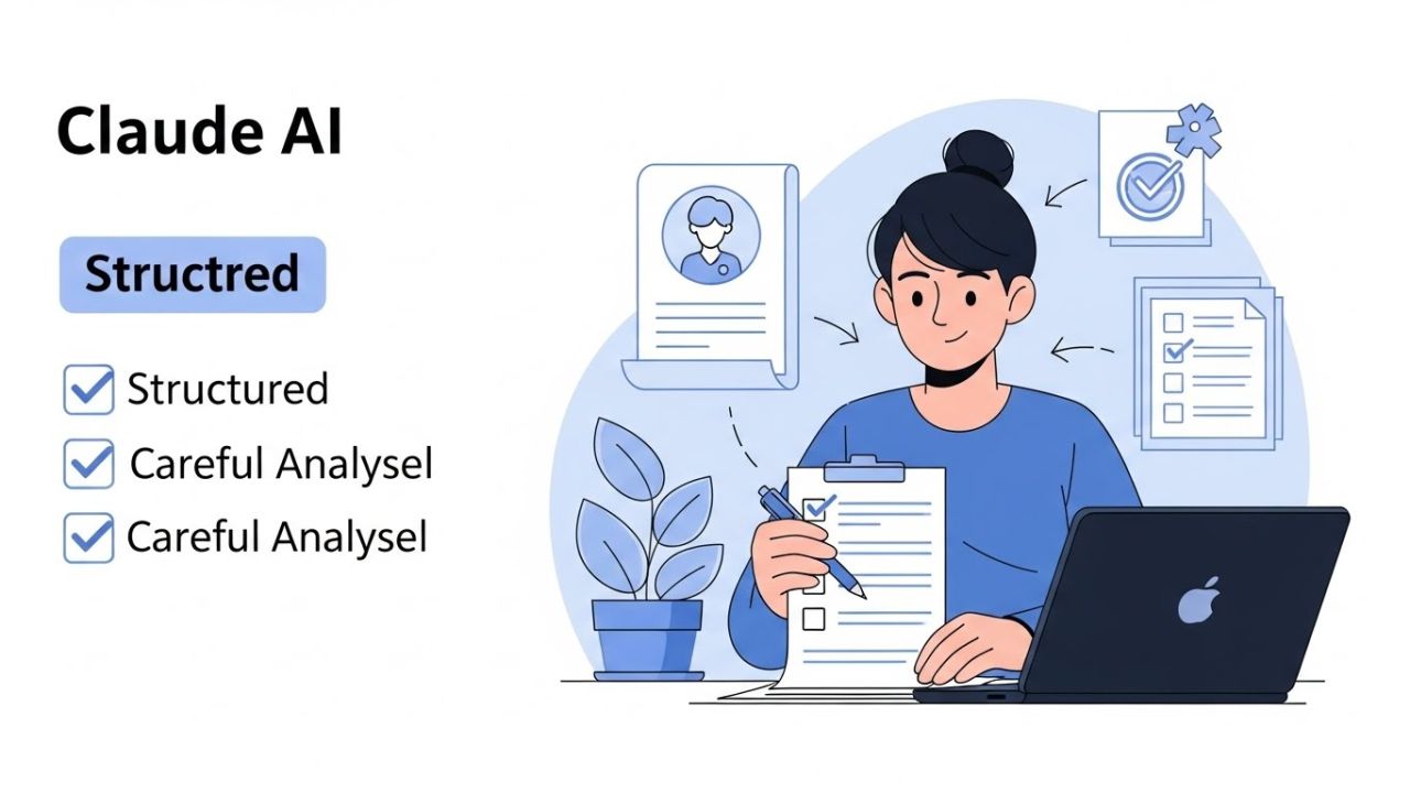 Claude AI following structured prompts with logical instructions for precise and high-quality output.
