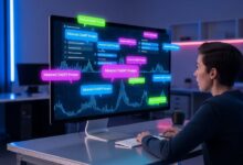 Thumbnail showing a person using ChatGPT with advanced prompts on a futuristic AI interface.