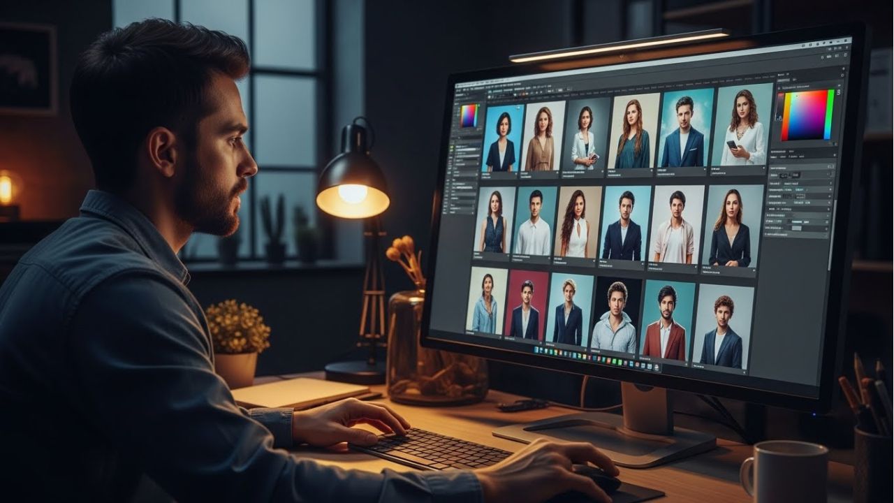 Image showing a creator achieving consistent MidJourney results using a structured prompt system.