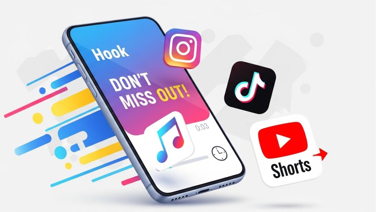 "Thumbnail showing the 3-Second Rule concept with a social media post grabbing attention on Instagram, TikTok, and YouTube Shorts."