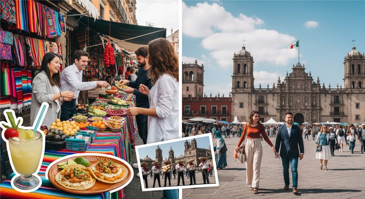 Affordable travel destinations in the Americas including Mexico, Colombia, and Guatemala.