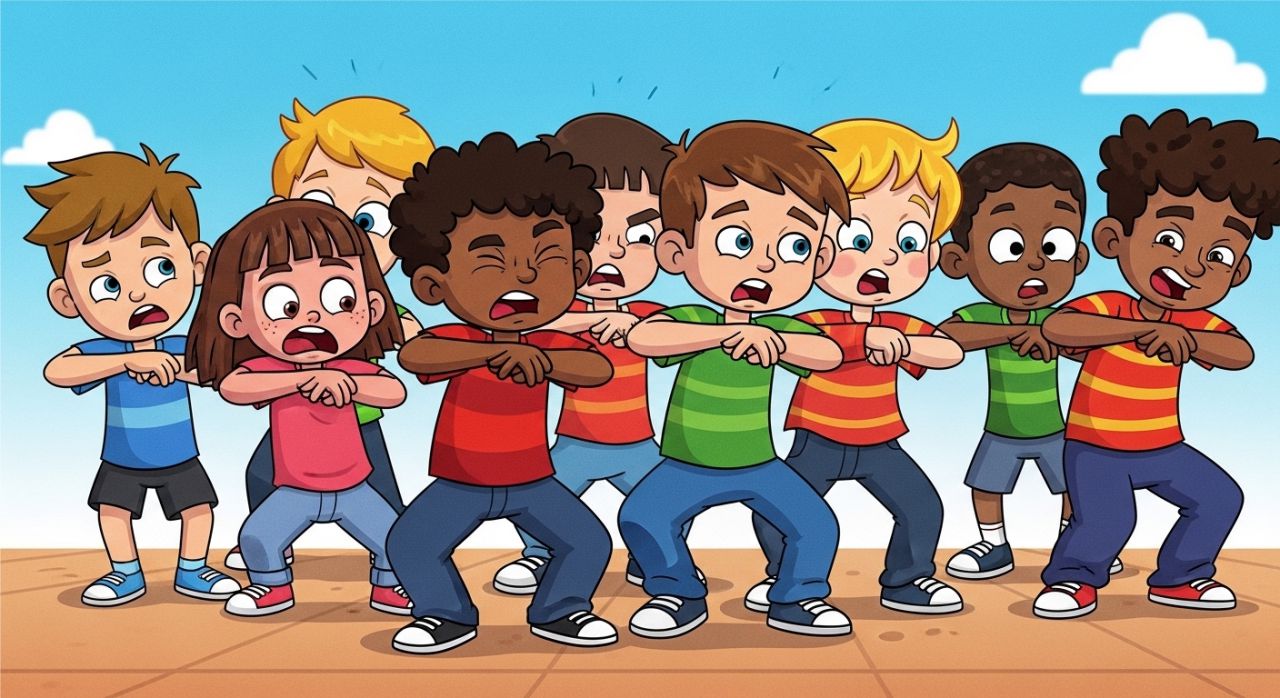 08-Kids Copying Viral TikTok Dance – Gen Alpha Meme Fun