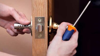 Damaged Commercial Doors handle Repair or Replace