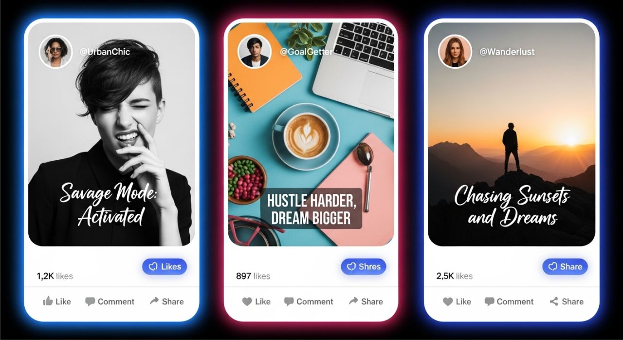 best attitude quotes for social media captions and Instagram posts