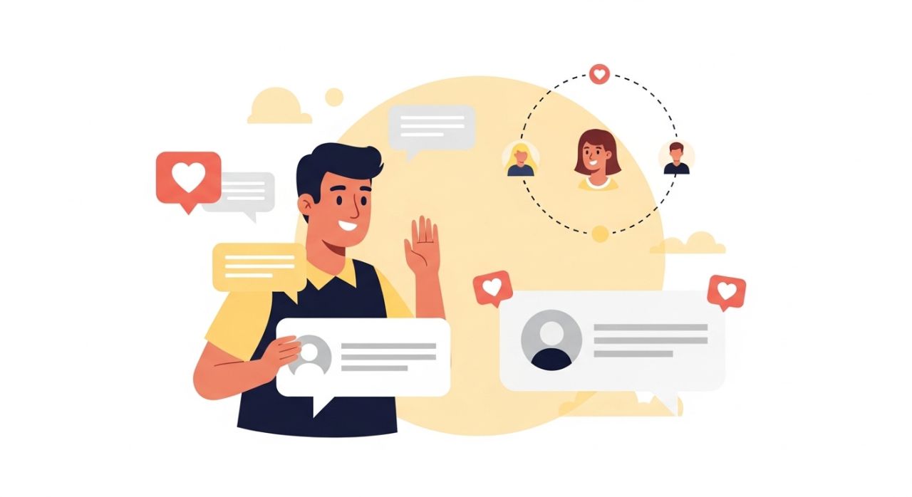 Customer engagement through friendly communication and community support